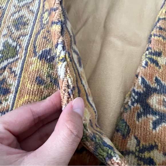 Love Apples by Stephanie Vintage 90s Tapestry Trend Vest Classic Western - Picture 2 of 6